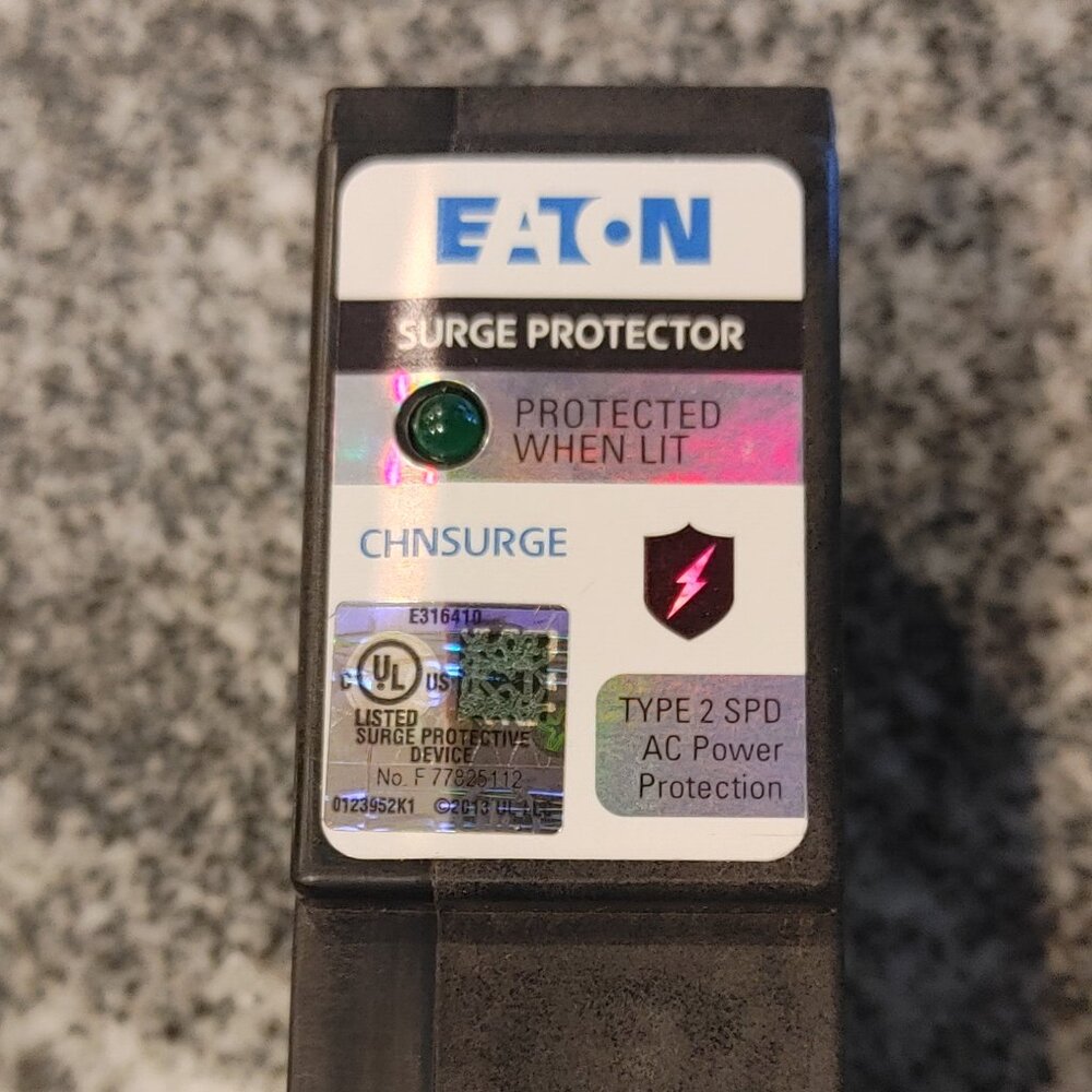 EATON CHSA 1-Phase Type 2 SPD Plug-On Surge Protection Device 18 Kilo-Amp